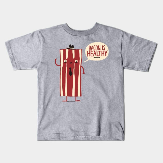 BaCON Man Kids T-Shirt by Pixelmania